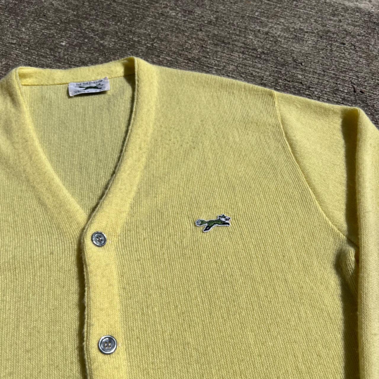 Vintage 1960s/70s JcPenney 'The Fox Sweater' Yellow | Depop