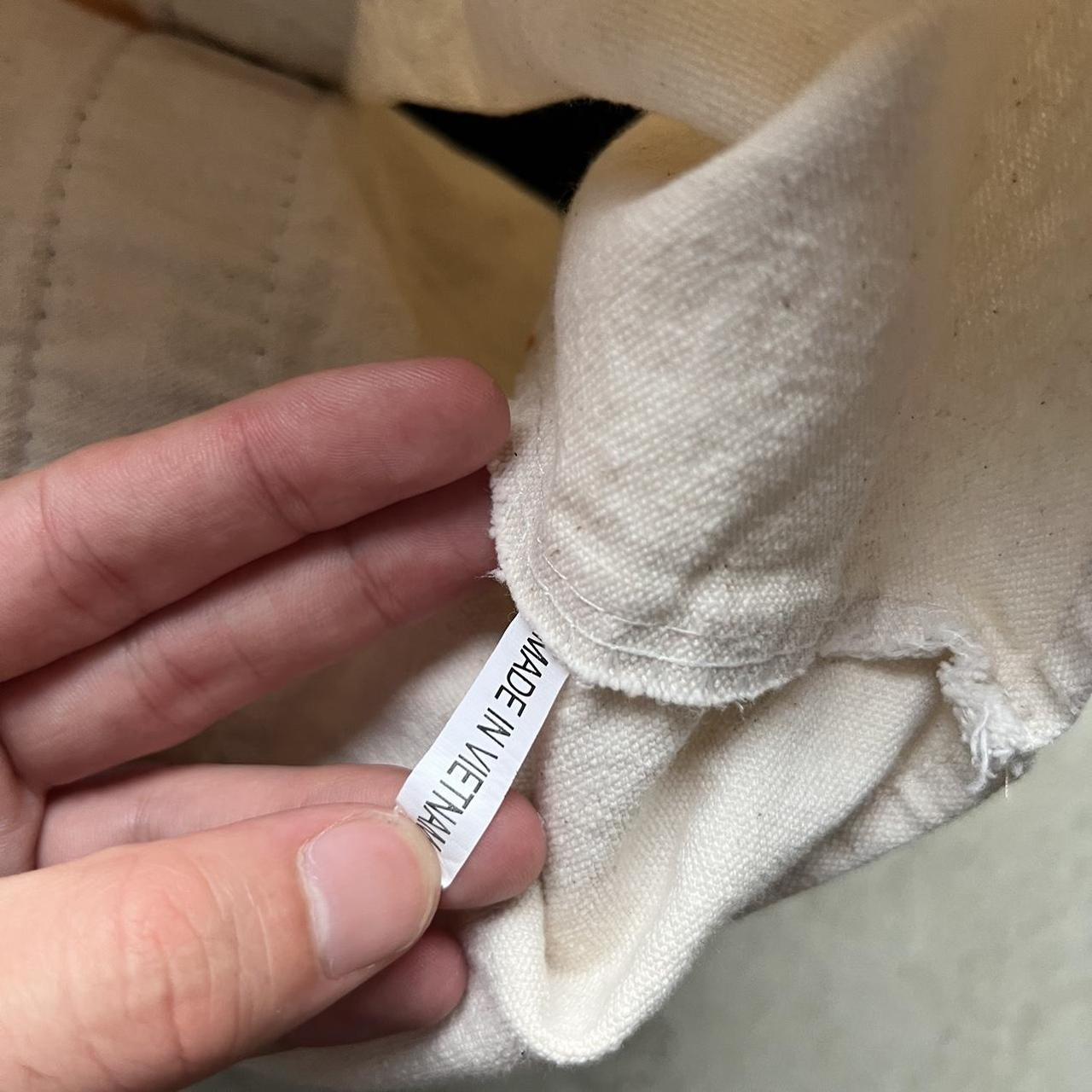 Trader Joe's Men's Bag - Cream/Navy – Trader Joe'… - image 5