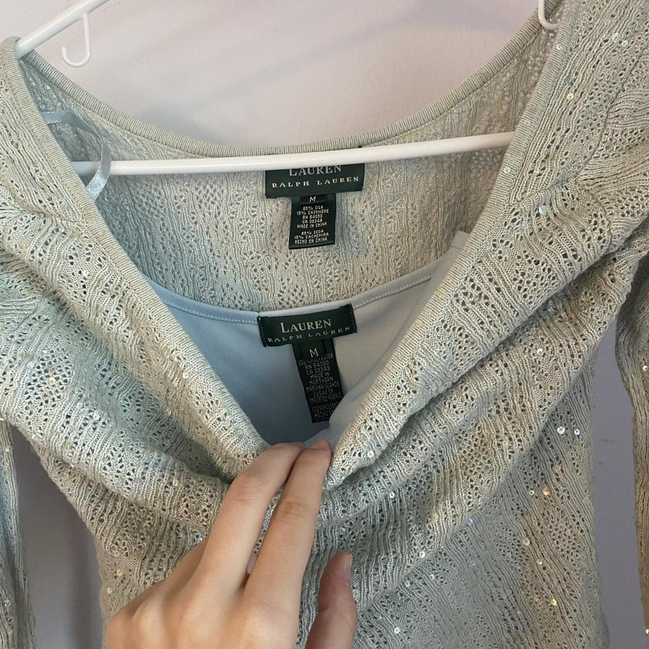 Vintage Ralph Lauren sequin sweater with built