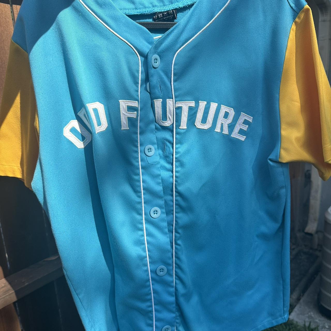 Odd Future Blue & Yellow Baseball Jersey