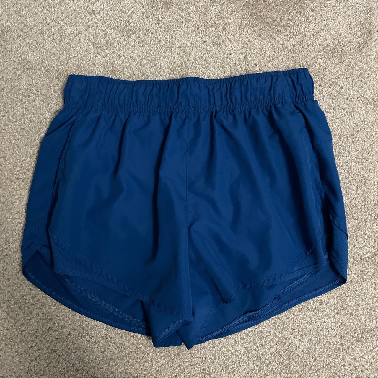 Blue Athletic Works Running Shorts Size: women’s... - Depop