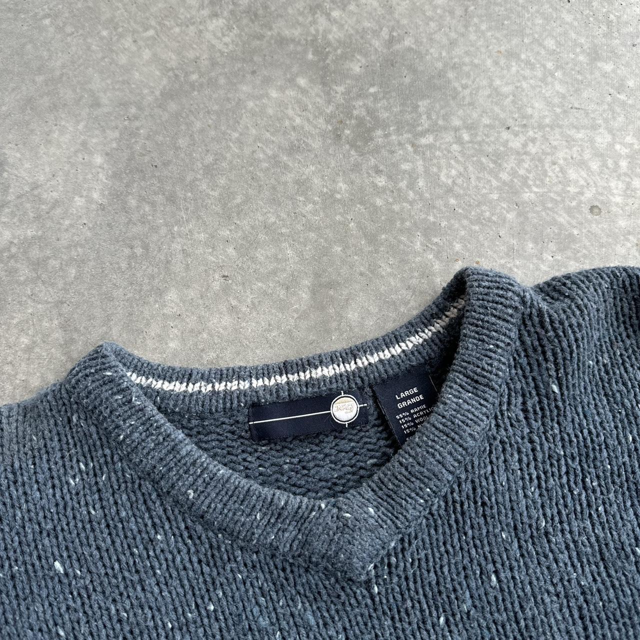 Vintage early 2000s Y2K XG striped V neck knit | Depop