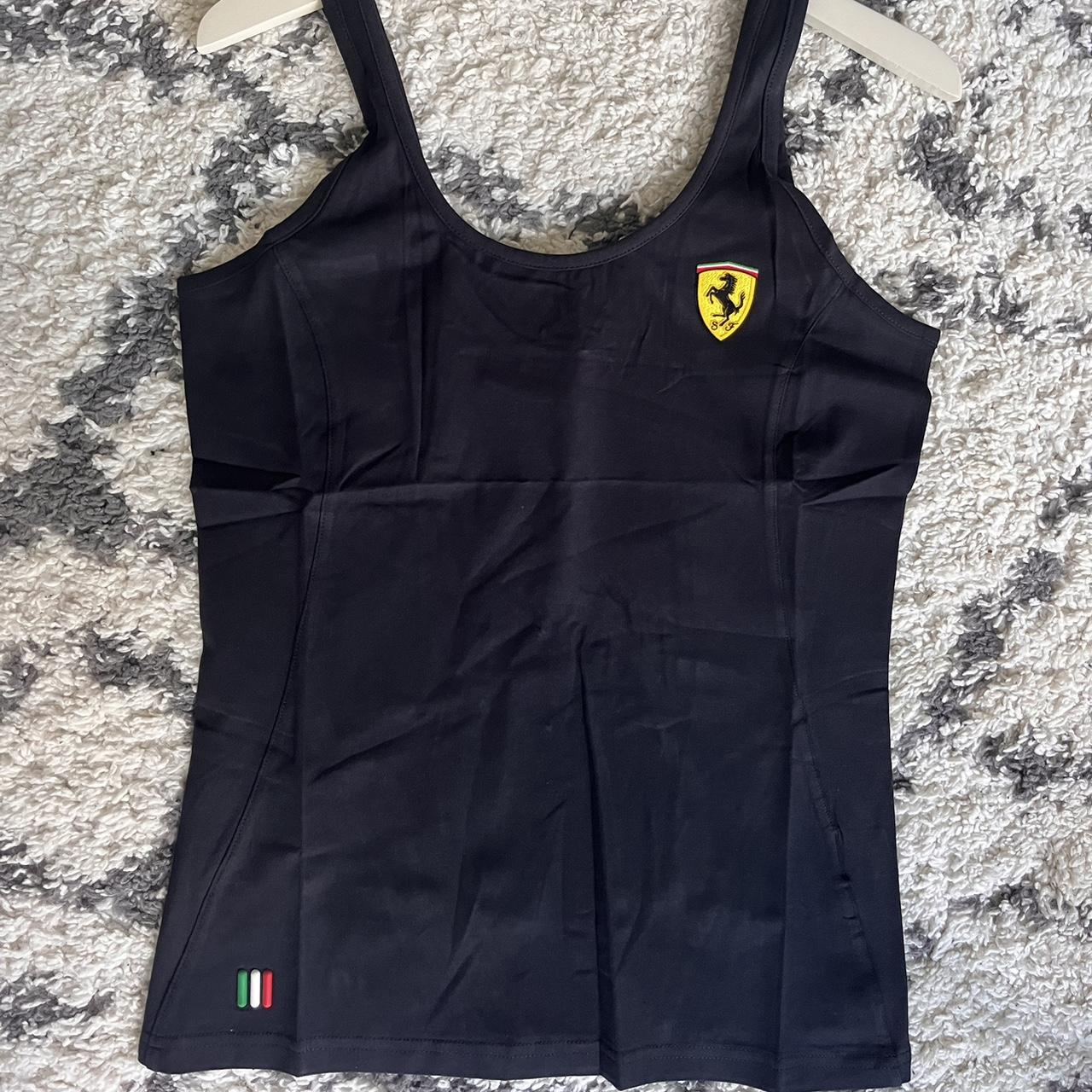 Black Ferrari vest New with tags - Depop