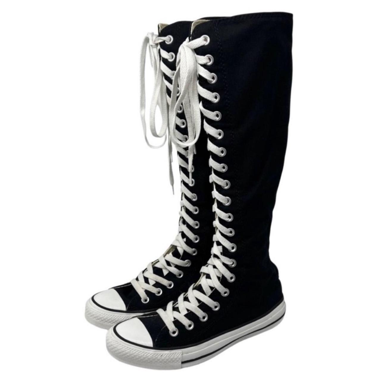 All fashion star Converse Knee High Lace up sneakers