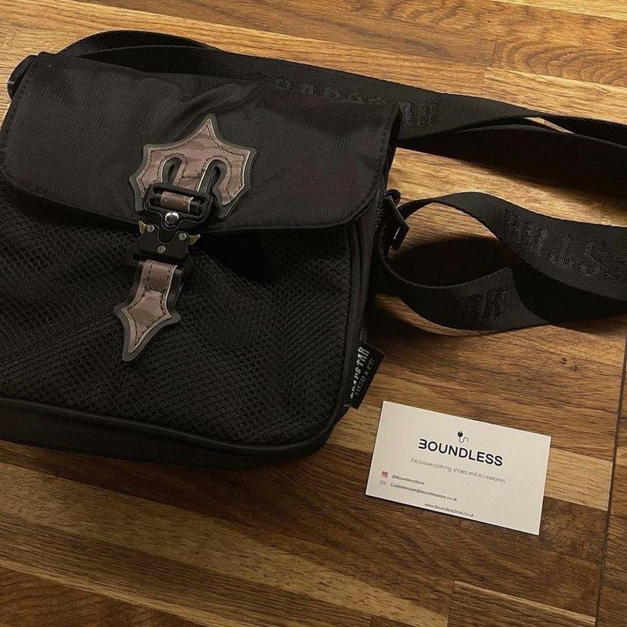 Trapstar Men's Black and Khaki Bag Depop