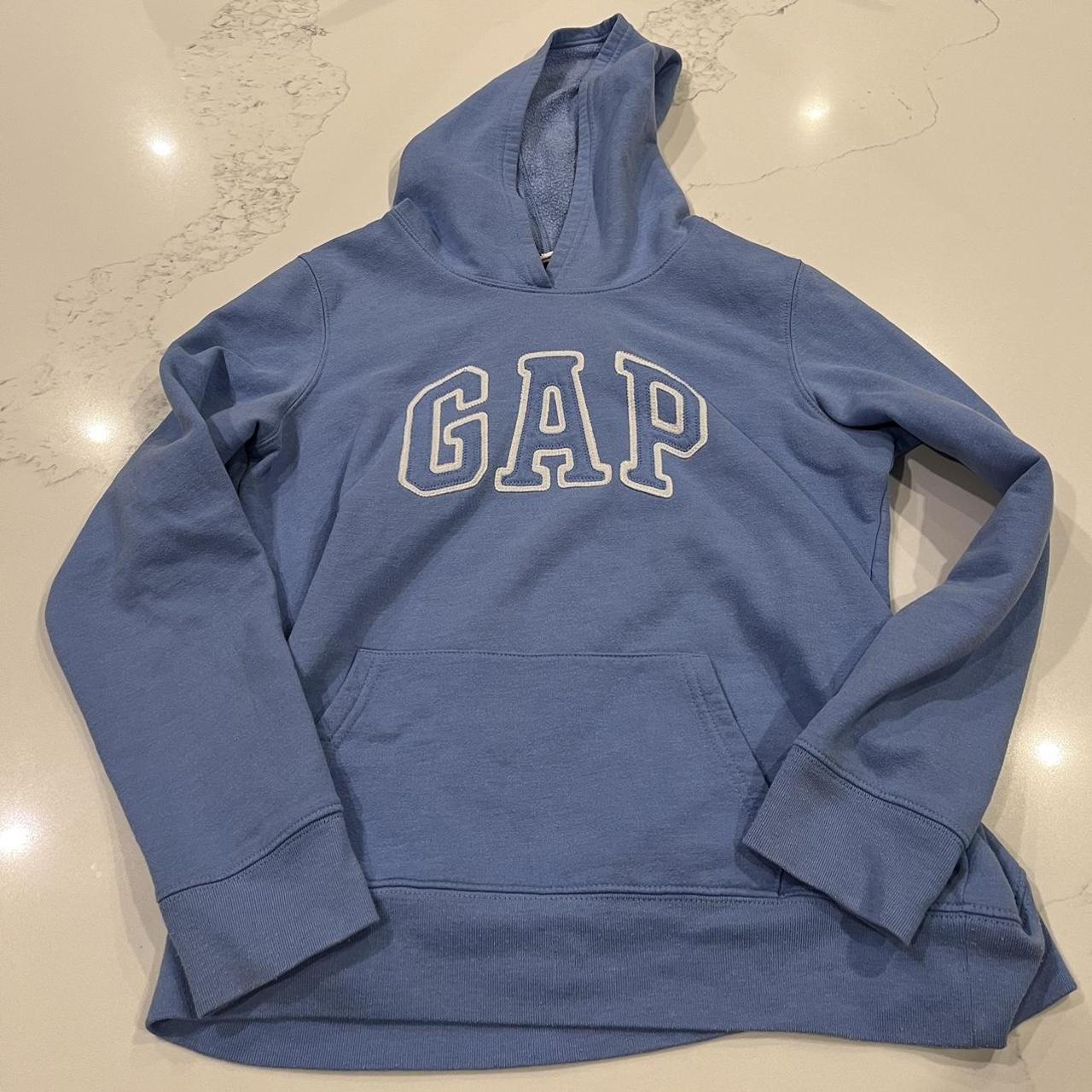 Gap Women's Blue Hoodie | Depop