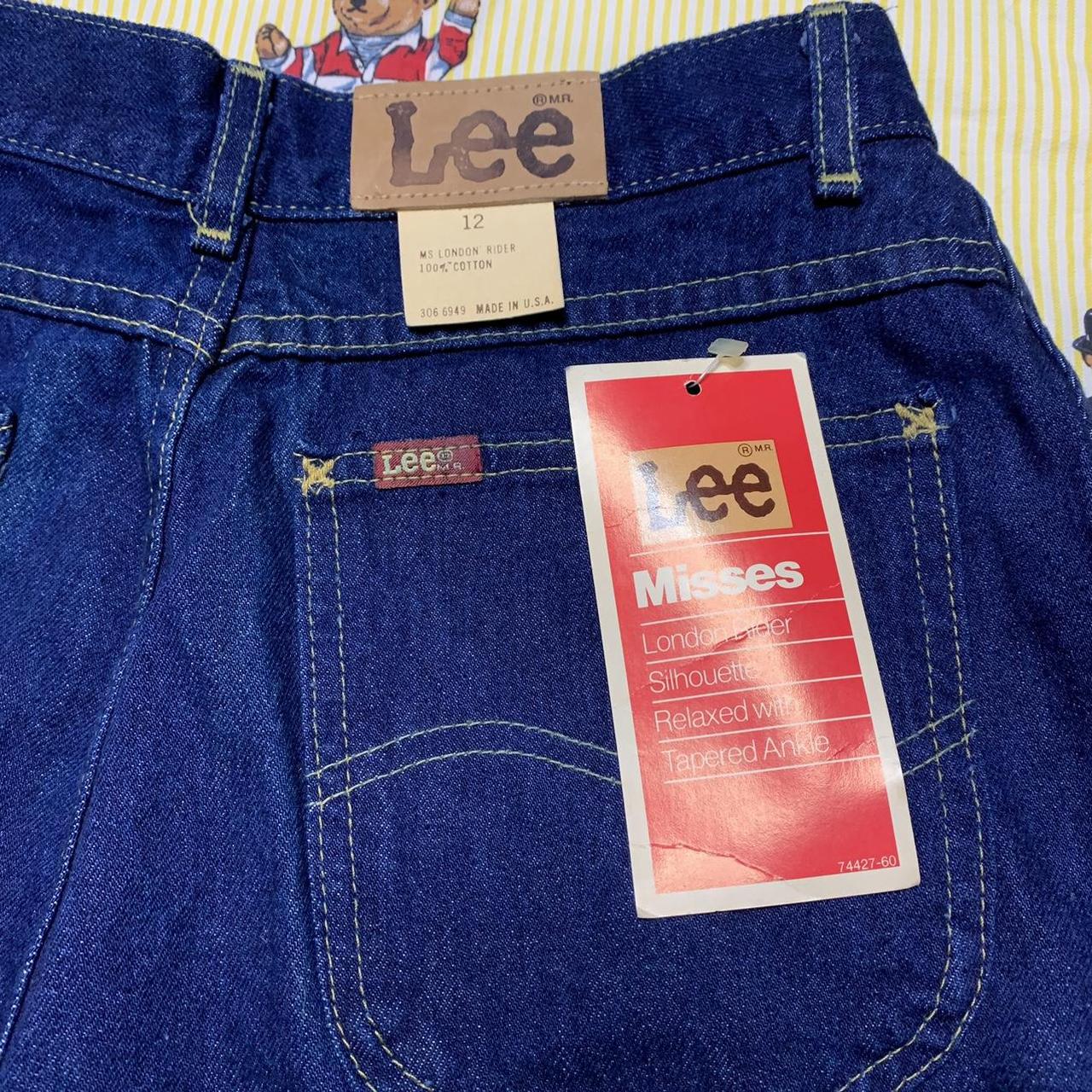 NWT Vintage 80s Lee Denim Jeans In brand new... - Depop