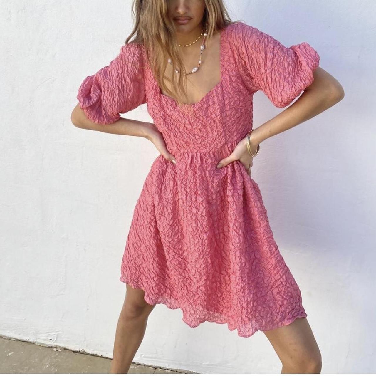 SABO SKIRT PINK MINI DRESS ⭐️ labelled size S ,... Depop