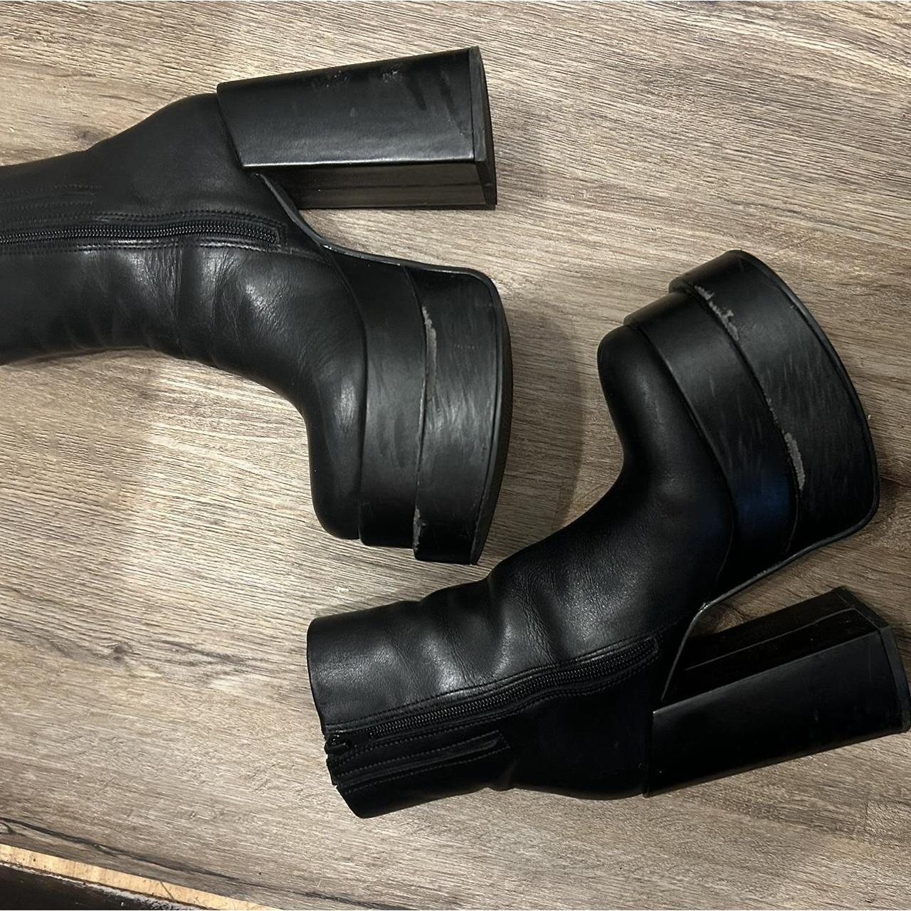 Steve Madden Platform Boots Depop 