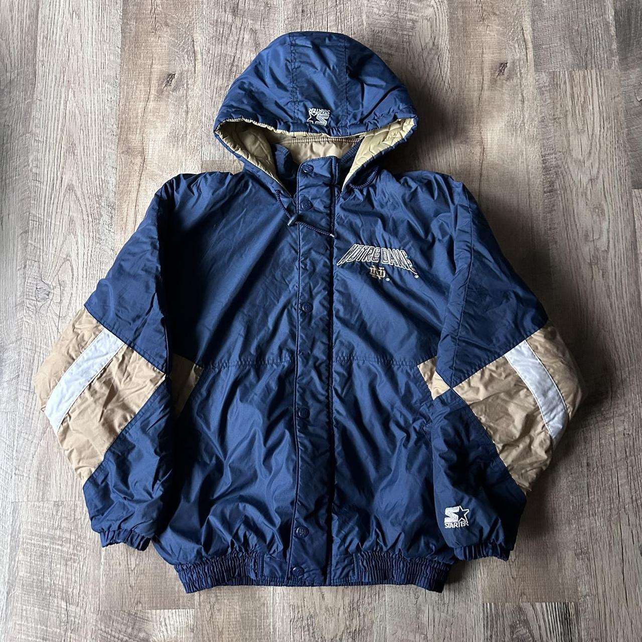 Vintage 1990’s Notre Dame purchases Starter Jacket