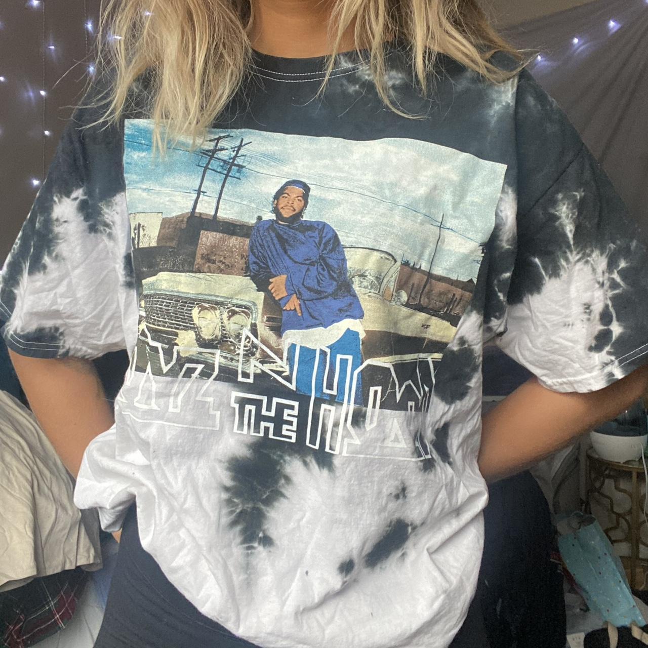 Boyz in the hood tie dye N.W.A ice cube tee shirt.... Depop