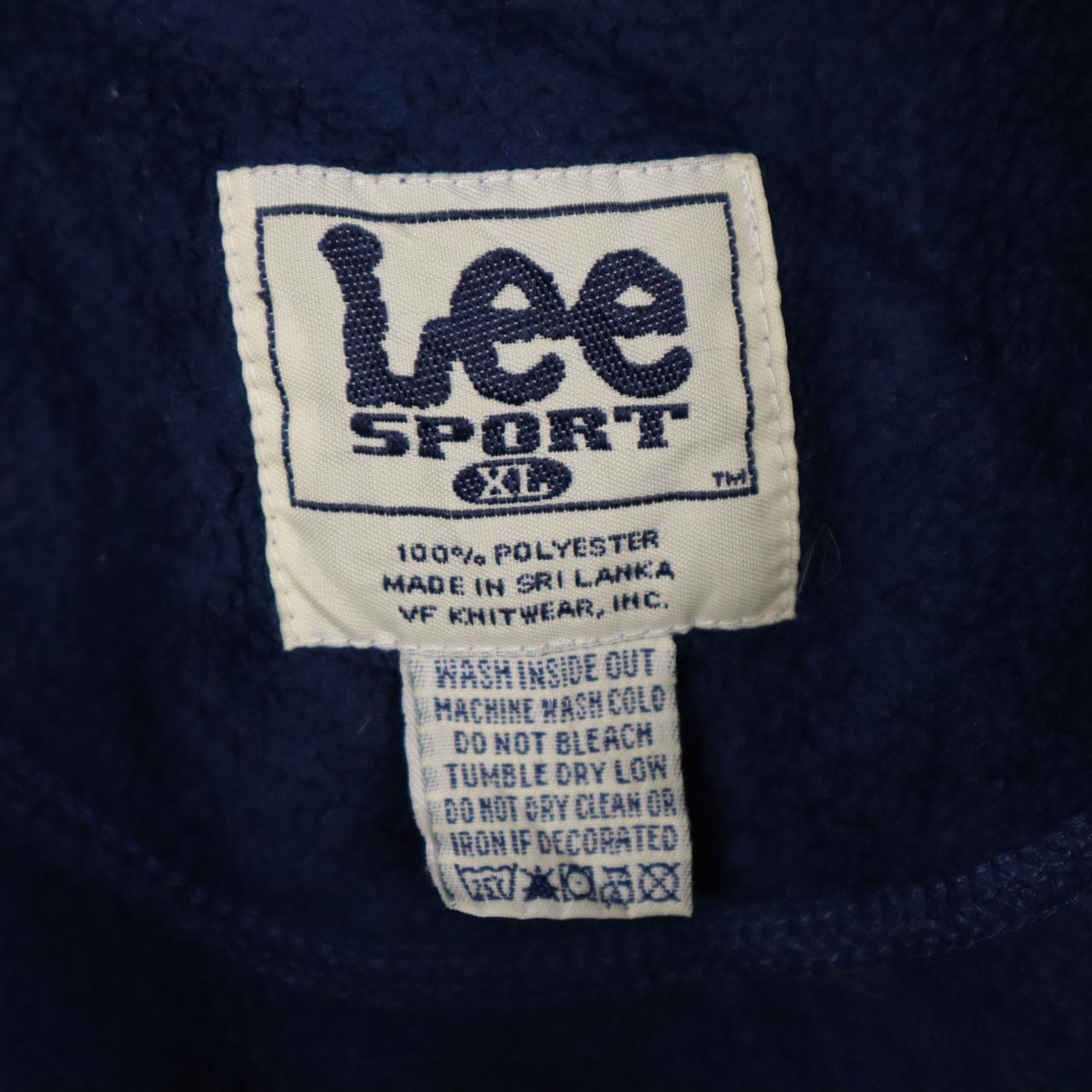 Vintage Lee Sport Fleece Jumper Lee Sport 90's... - Depop