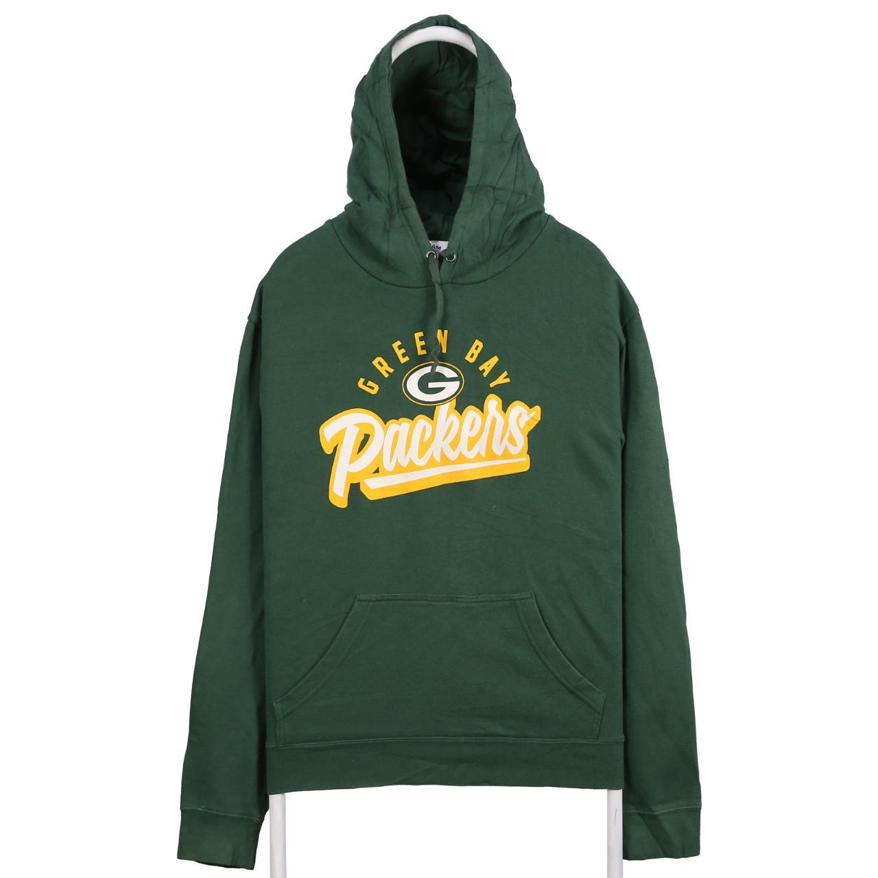 Vintage NFL Hoodie NFL 90's Hoodie Printed Green - Depop