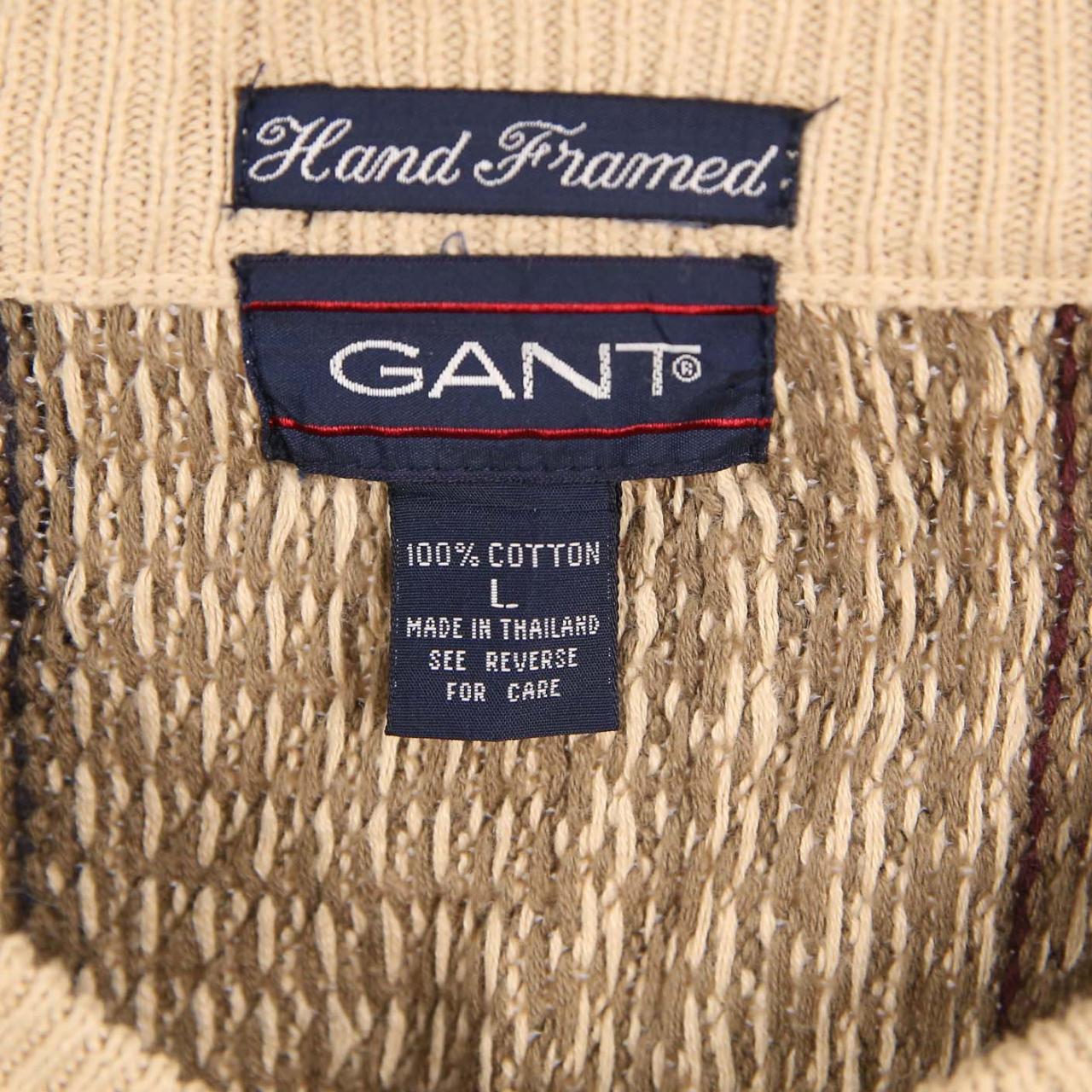 GANT Women's Cream Jumper Depop