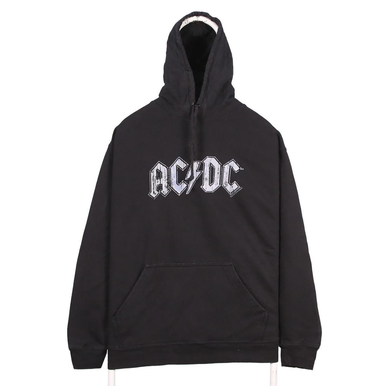 Vintage AC&DC Hoodie AC&DC 90's Hoodie Printed AC... - Depop