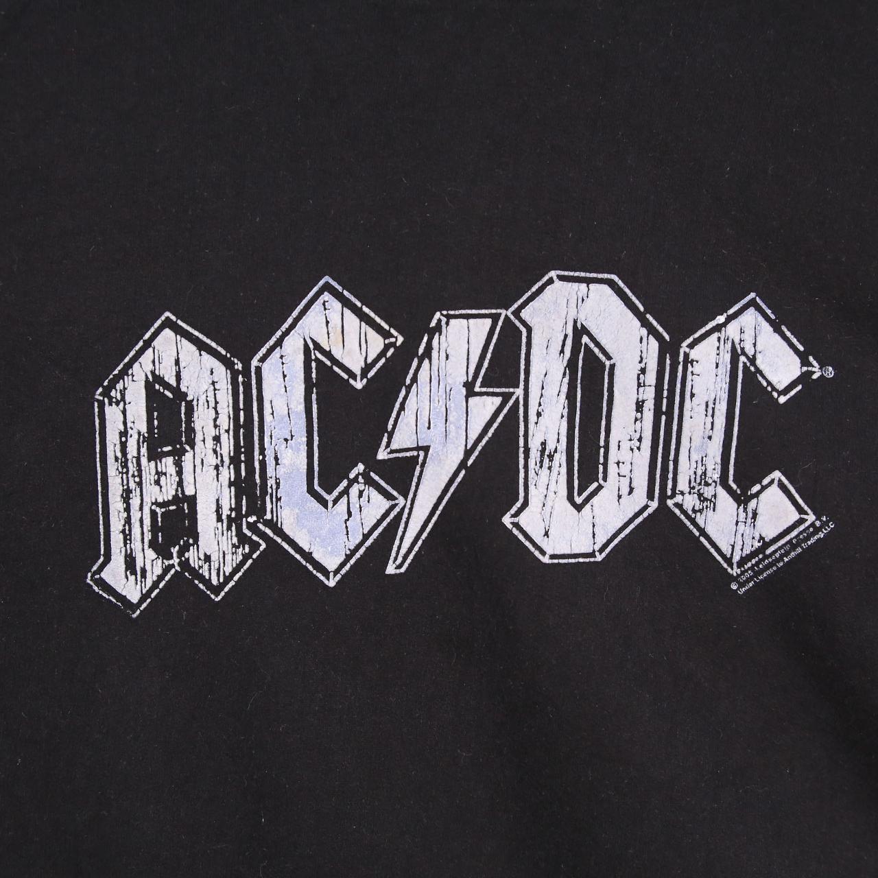 Vintage AC&DC Hoodie AC&DC 90's Hoodie Printed AC... - Depop