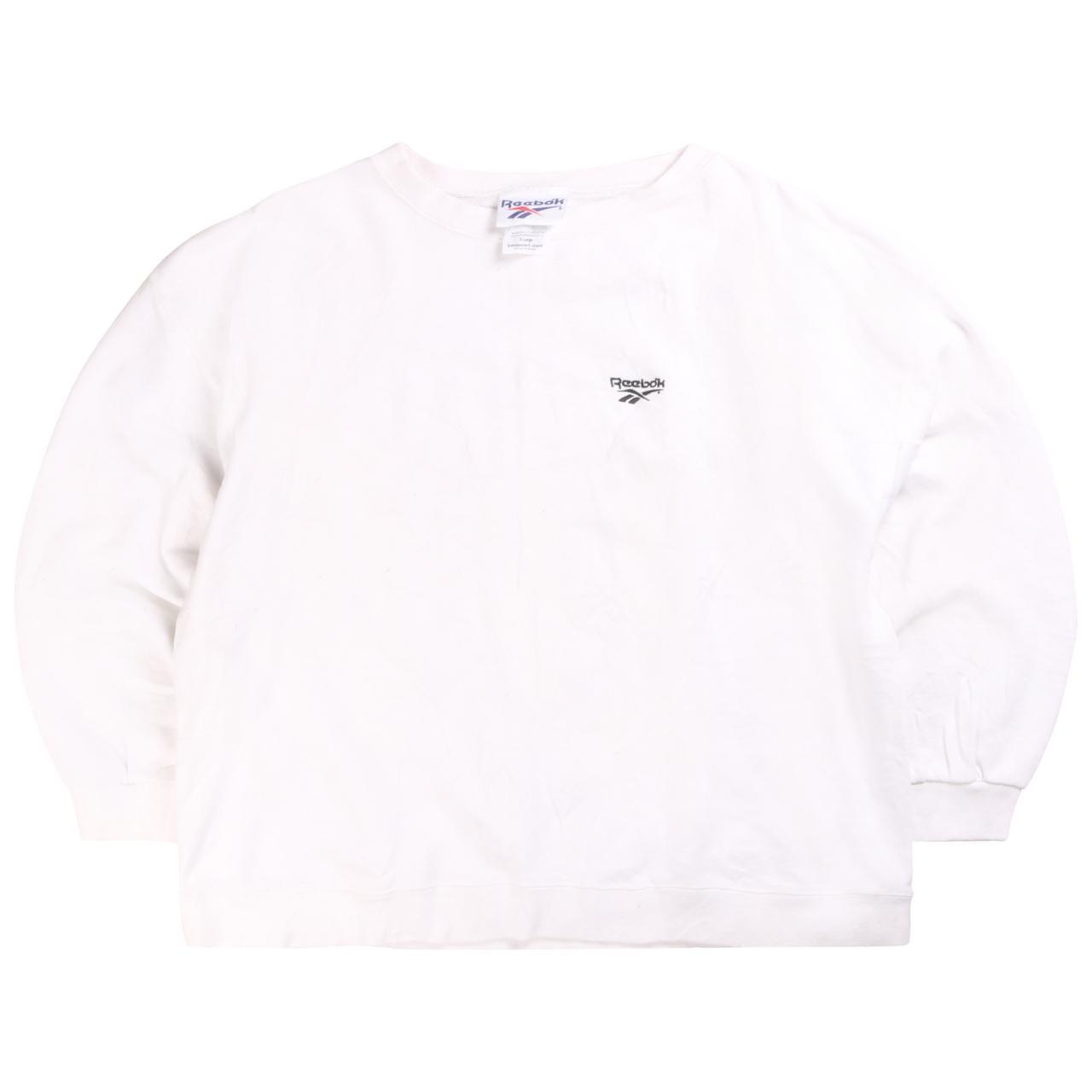 Reebok sweatshirt store mens white