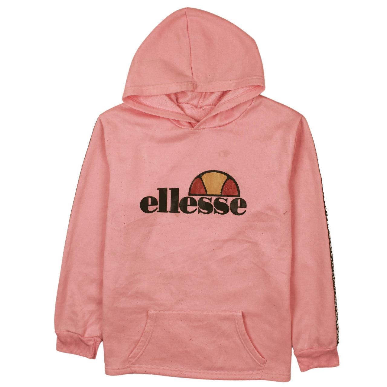 Pink ellesse hoodie mens best sale