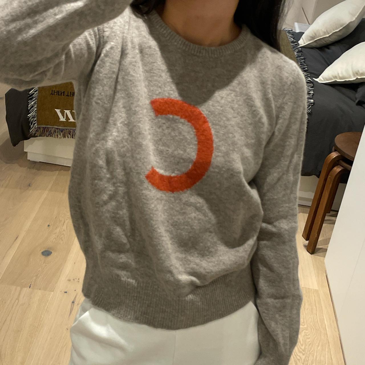 HADES WOOL alphabet collection C wool jumper,