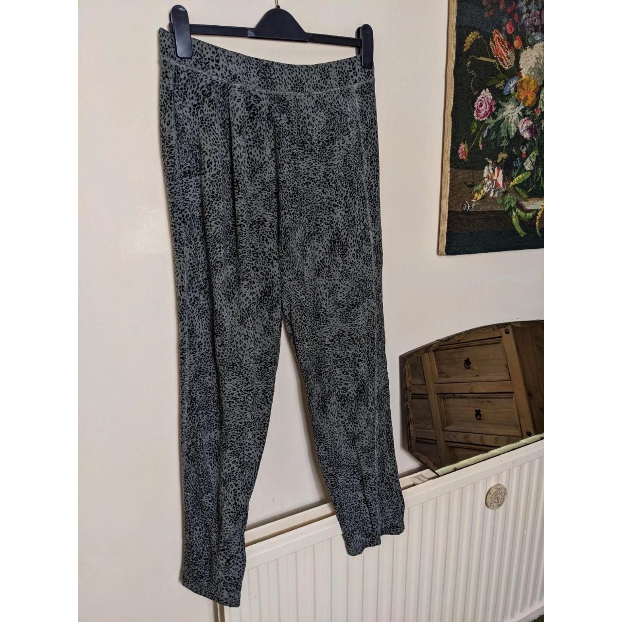 Marks & Spencer animal print joggers 14 Marks &... Depop