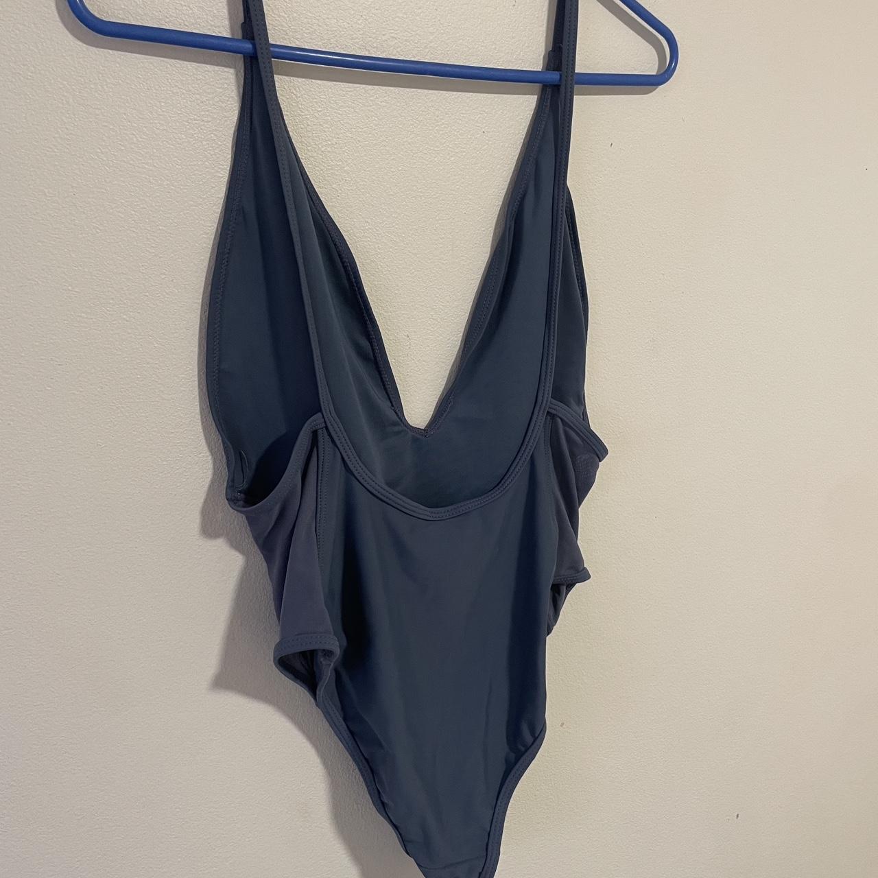 GLASSONS LOW FRONT LOW BACK ONE PIECE Steele Blue in... - Depop