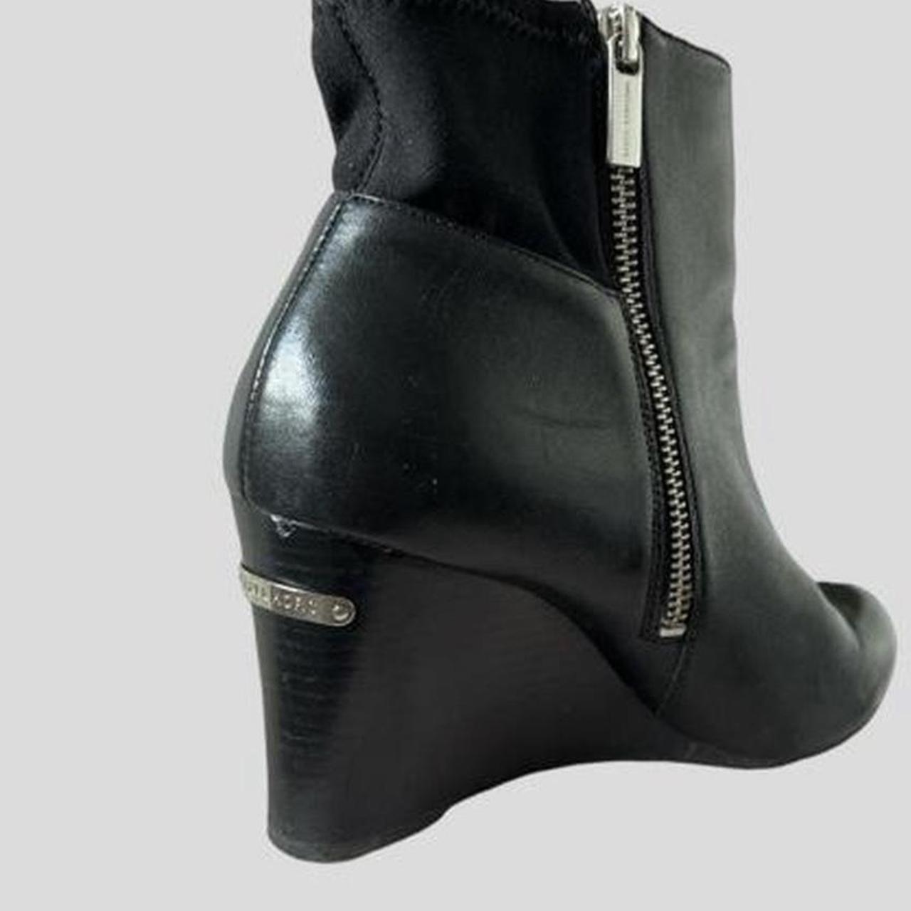 michael kors thea wedge boots