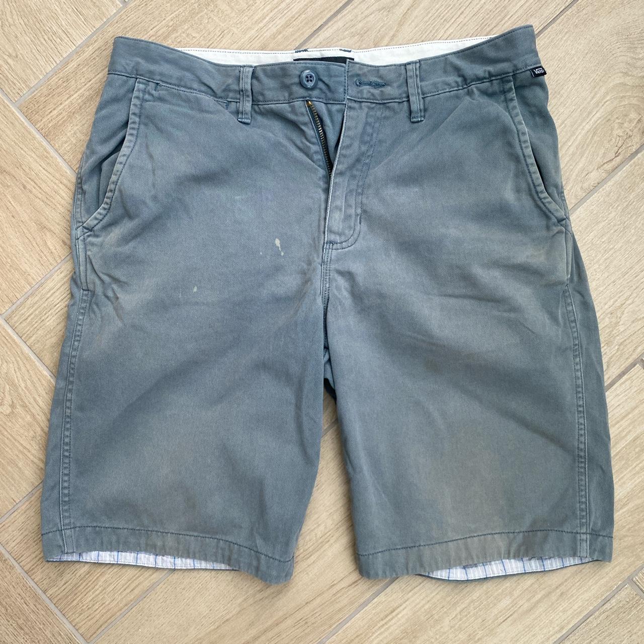 Vans - Chino shorts - Blue - Size: 32W Stained,... - Depop