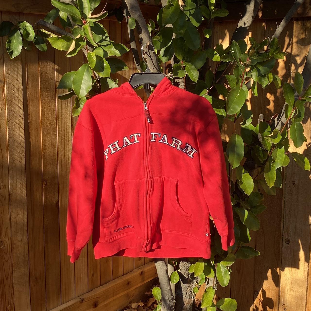 Phat farm Y2K zip up hoodie - Depop