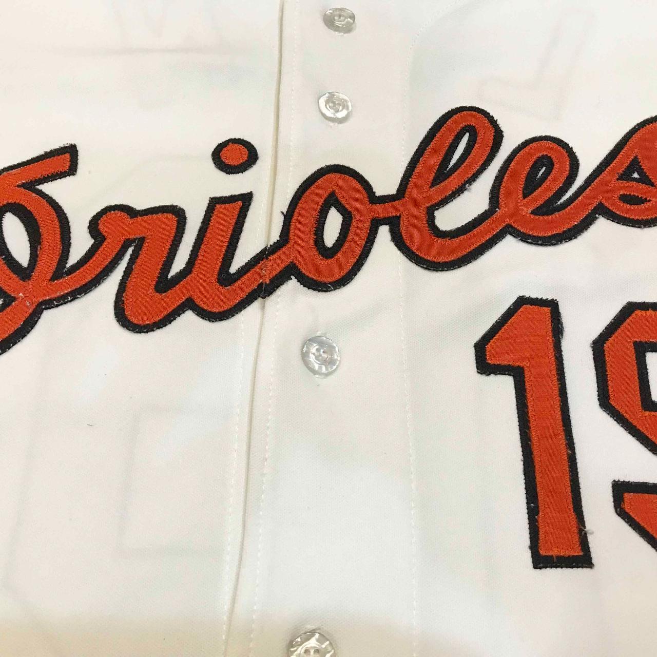 Vintage Sand Knit MLB Baltimore Orioles LYNN #19 Jersey Sz 40 White USA  Sewn,  in 2023