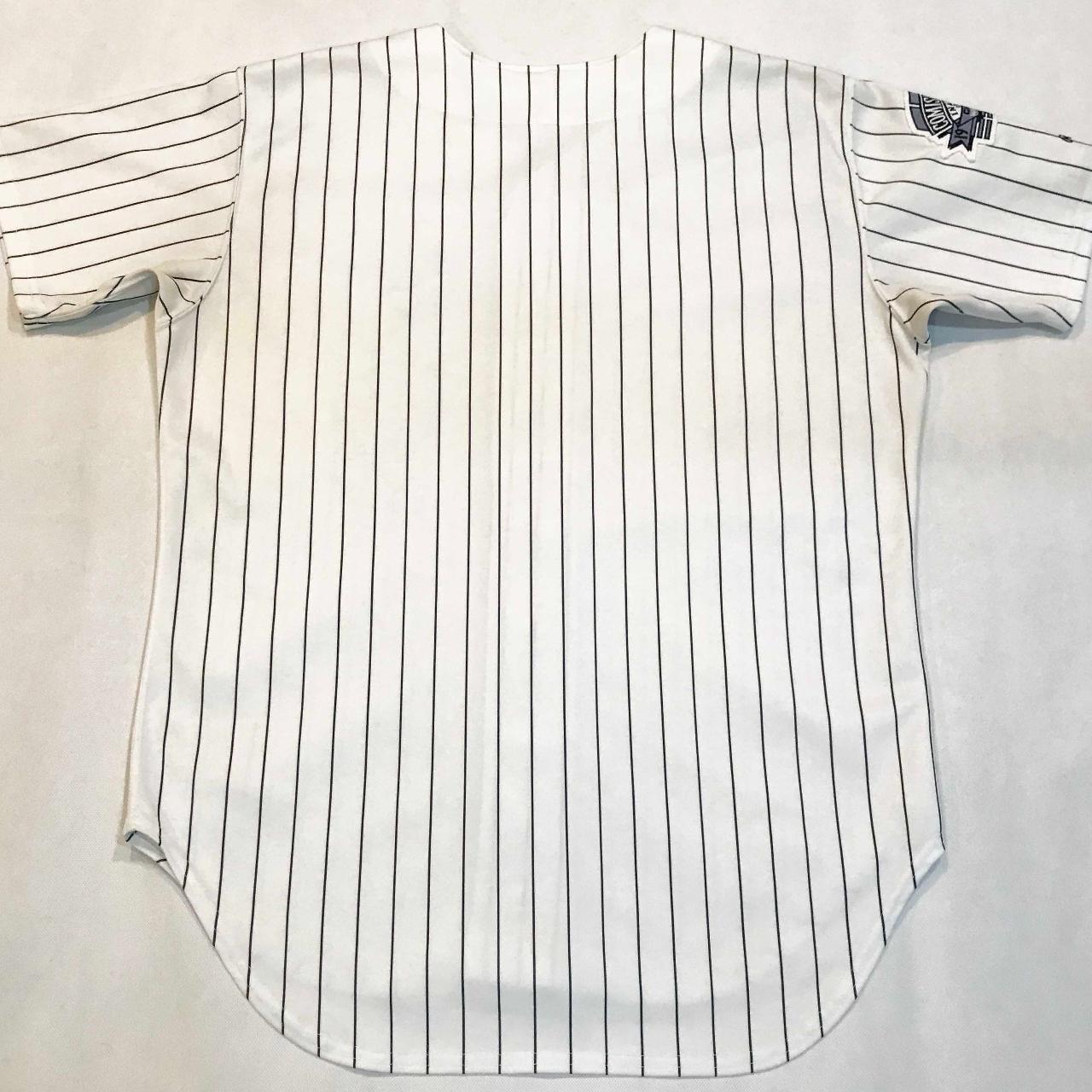 Vintage Rawlings Chicago White Sox Jersey Youth Size XL Cut Off Pinstripe