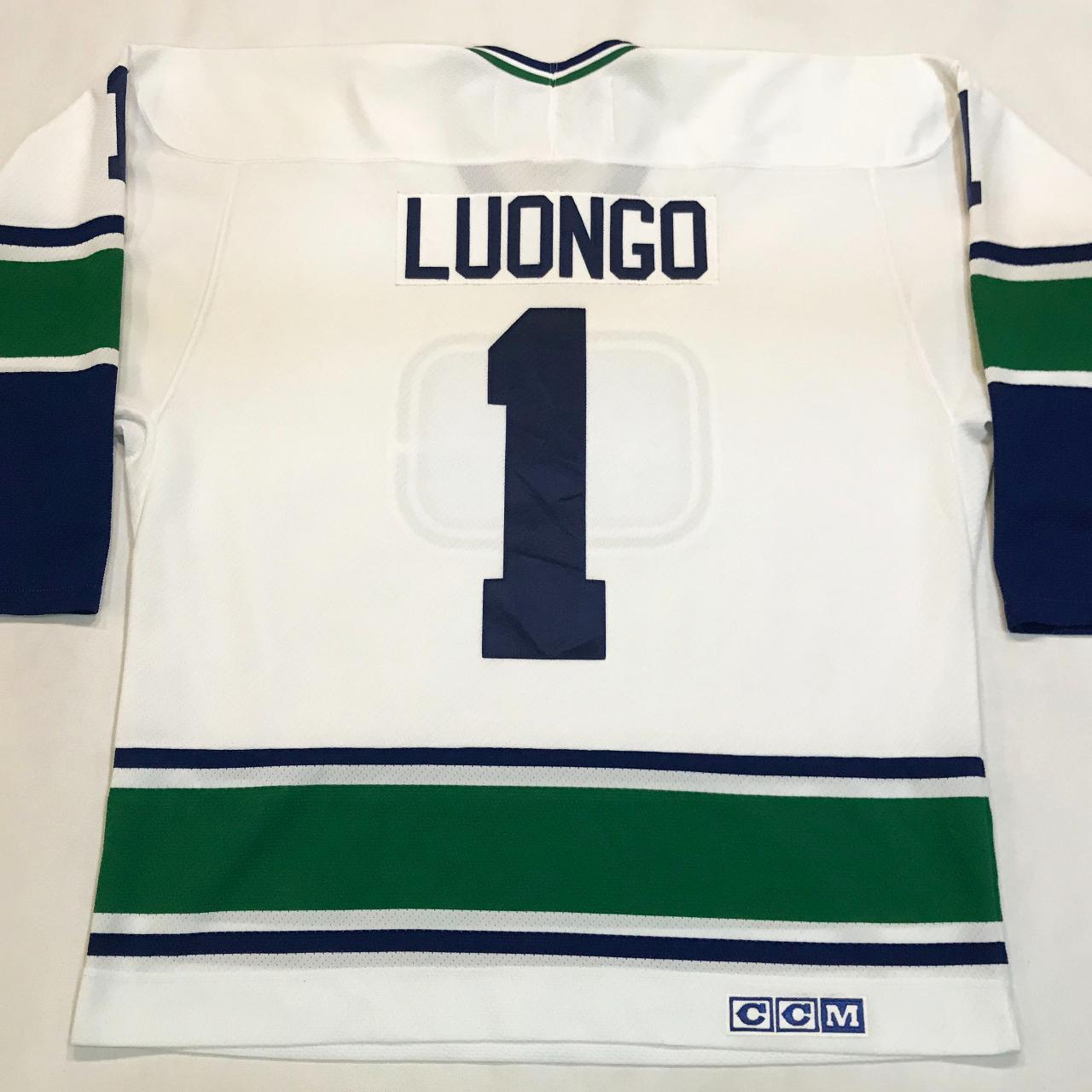 Vancouver Canucks 2006-2007 Hockey Jersey #1 Roberto Luongo CCM NHL Large