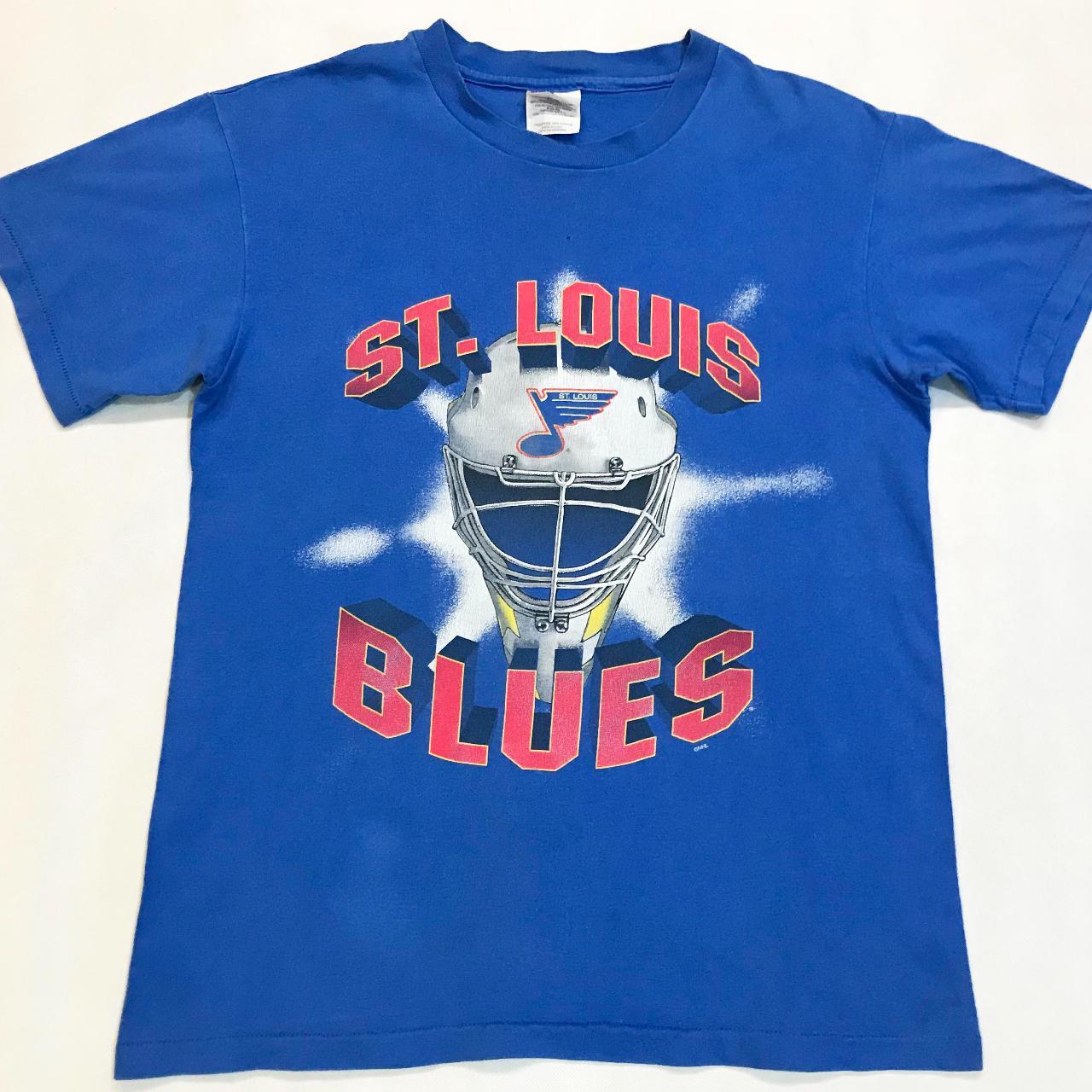NHL ST. Louis Blues hockey performance shirt Sz M mens - Depop