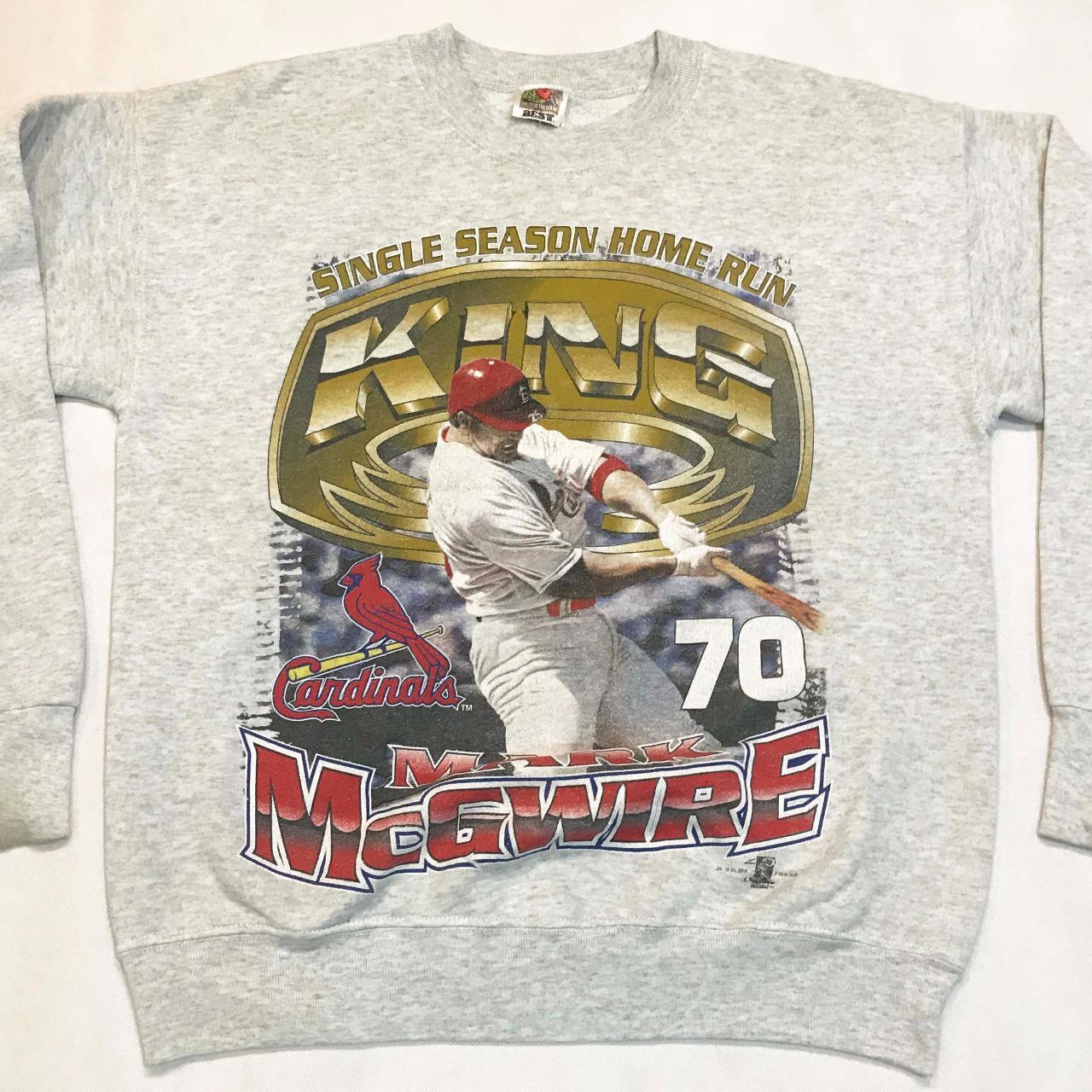 Vintage St Louis Cardinals Mark Mcgwire Mlb Tee Hoodie Unisex