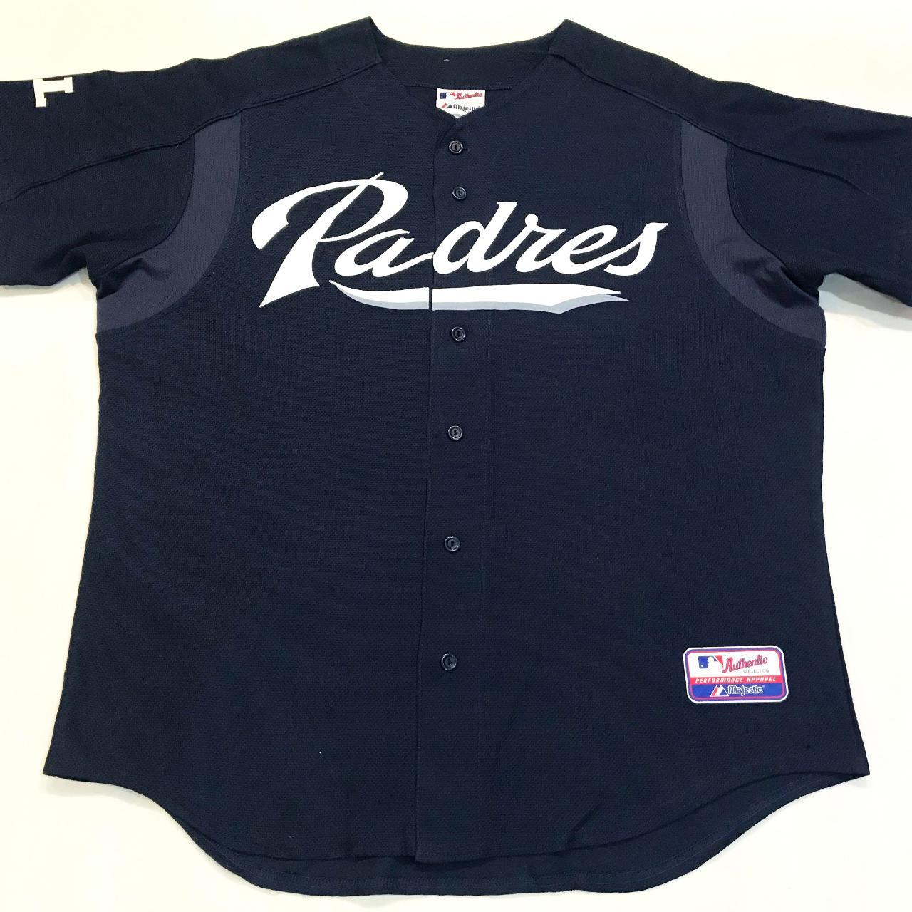 MAJESTIC Men's Majestic Navy/White San Diego Padres Authentic