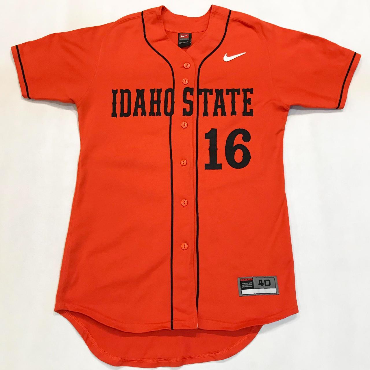 Vtg Nike Authentic Idaho State University Bengals Baseball