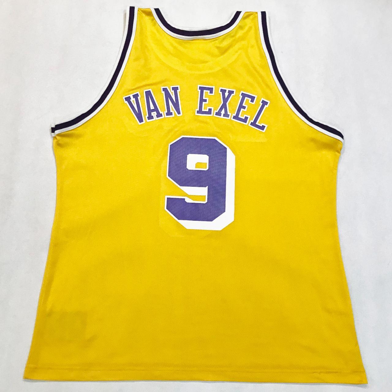 Vintage 90s Los Angeles Lakers Nick Van Exel Champion NBA 