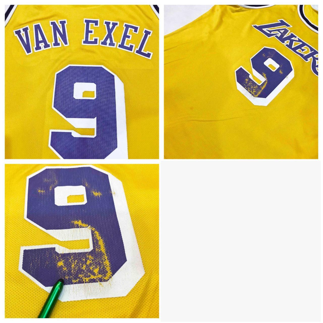 Vintage Champion Los Angeles Lakers Nick Van Exel - Depop