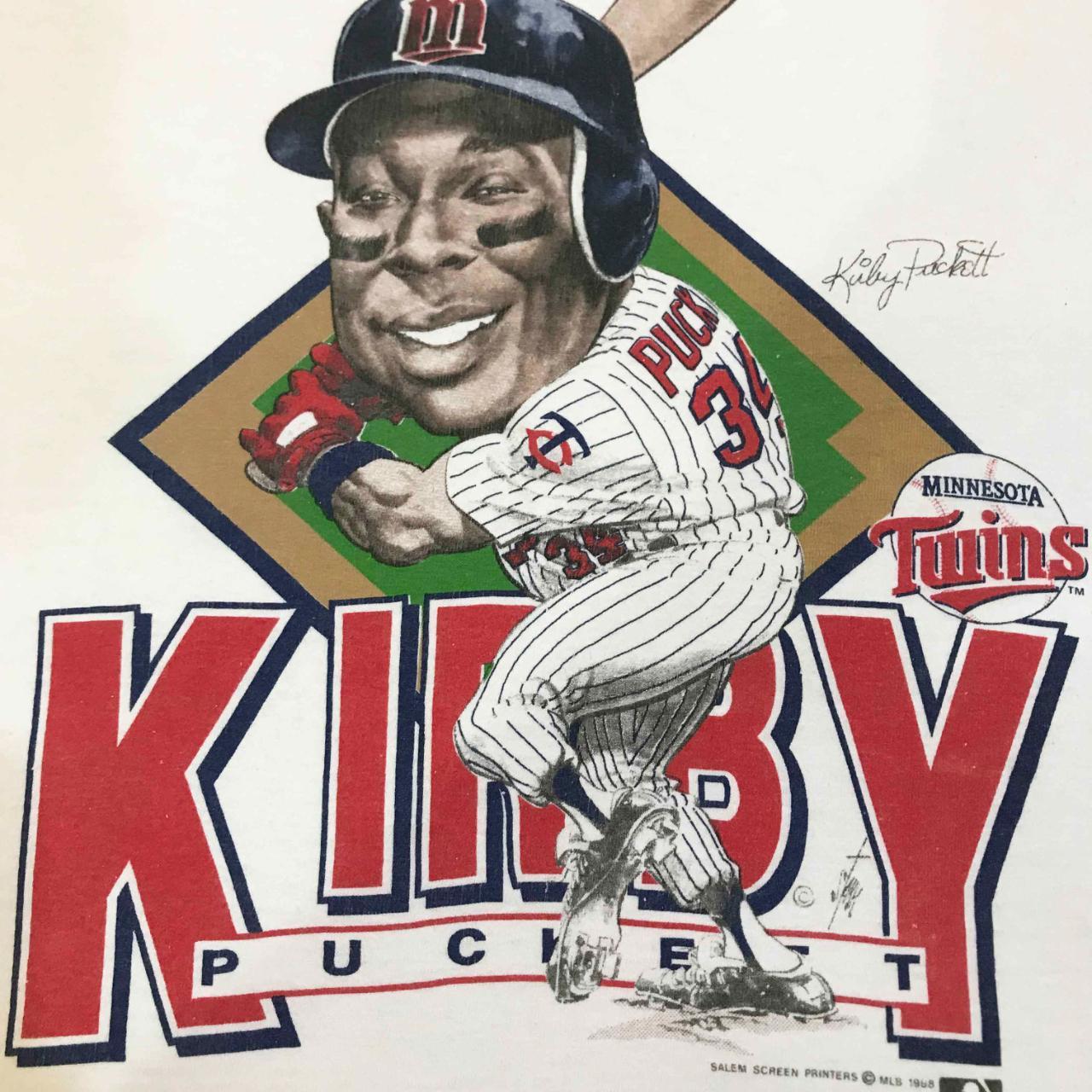 Kirby Puckett Jersey - Minnesota Twins 1991 Home Throwback MLB