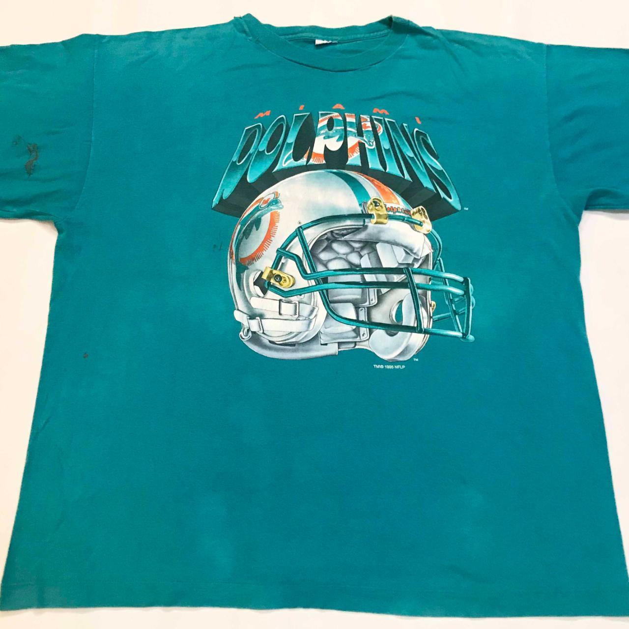 VINTAGE NFL MIAMI DOLPHINS TEE SHIRT 1995 SIZE XL