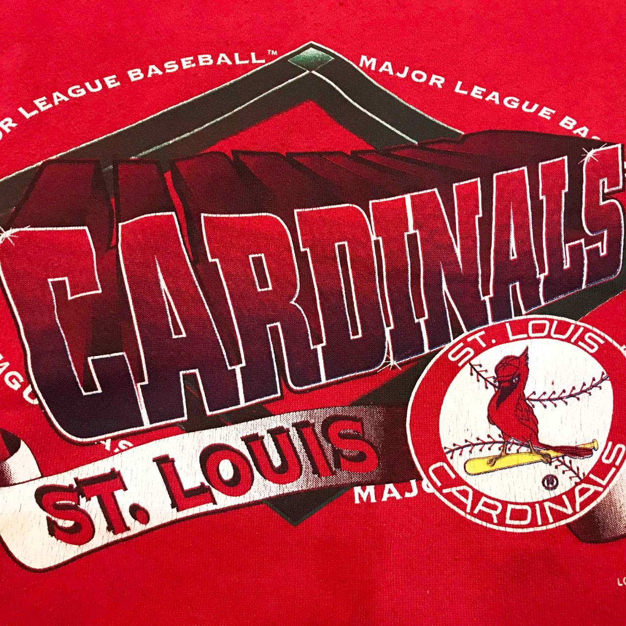 Vintage 1994 Logo 7 St. Louis Cardinals Big Print - Depop