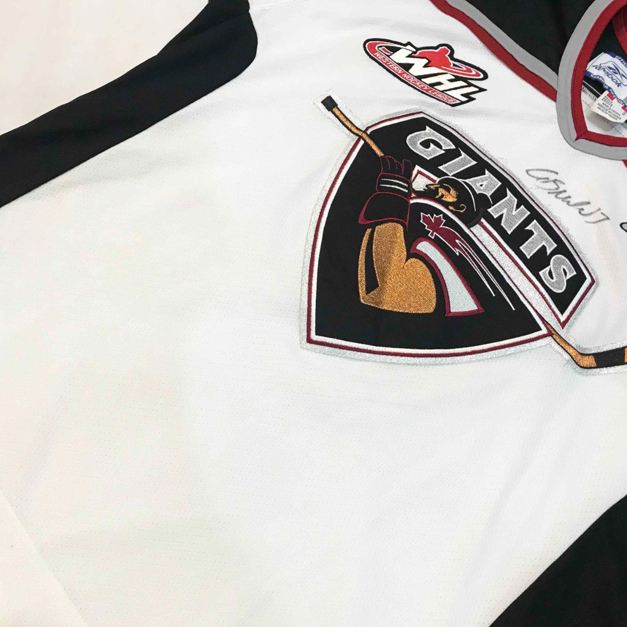 Vintage Nike Vancouver Giants White home jersey WHL Hockey Jersey