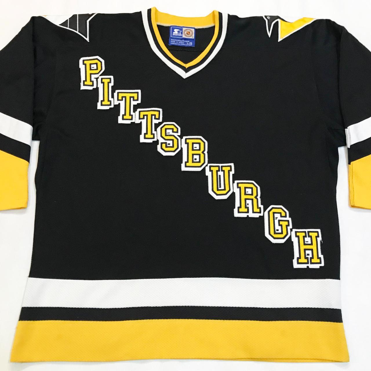 Vintage 90s Starter NHL Pittsburgh Penguins White Hockey Jersey