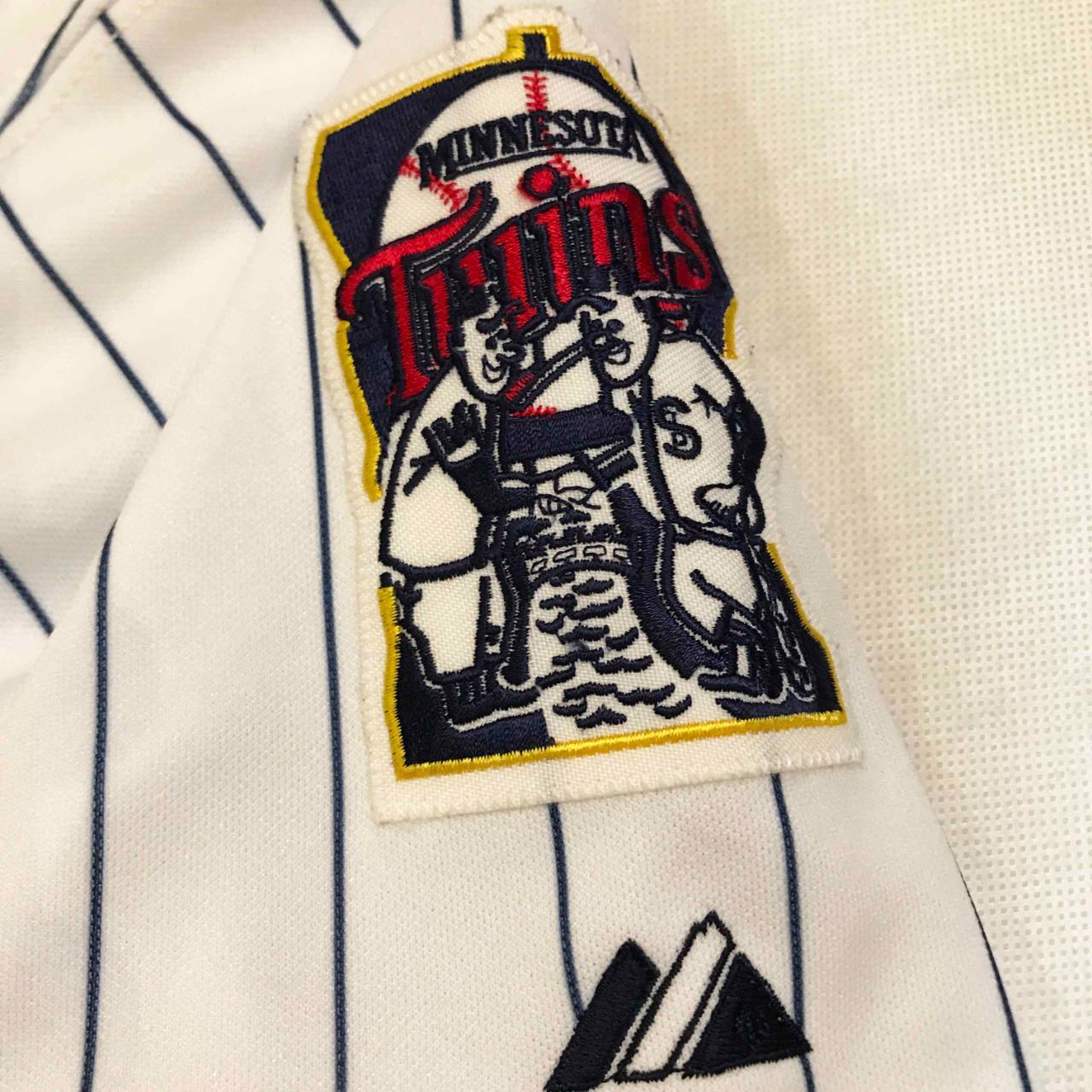 Minnesota twins pinstripe jersey Size: 49 (L/XL) - Depop