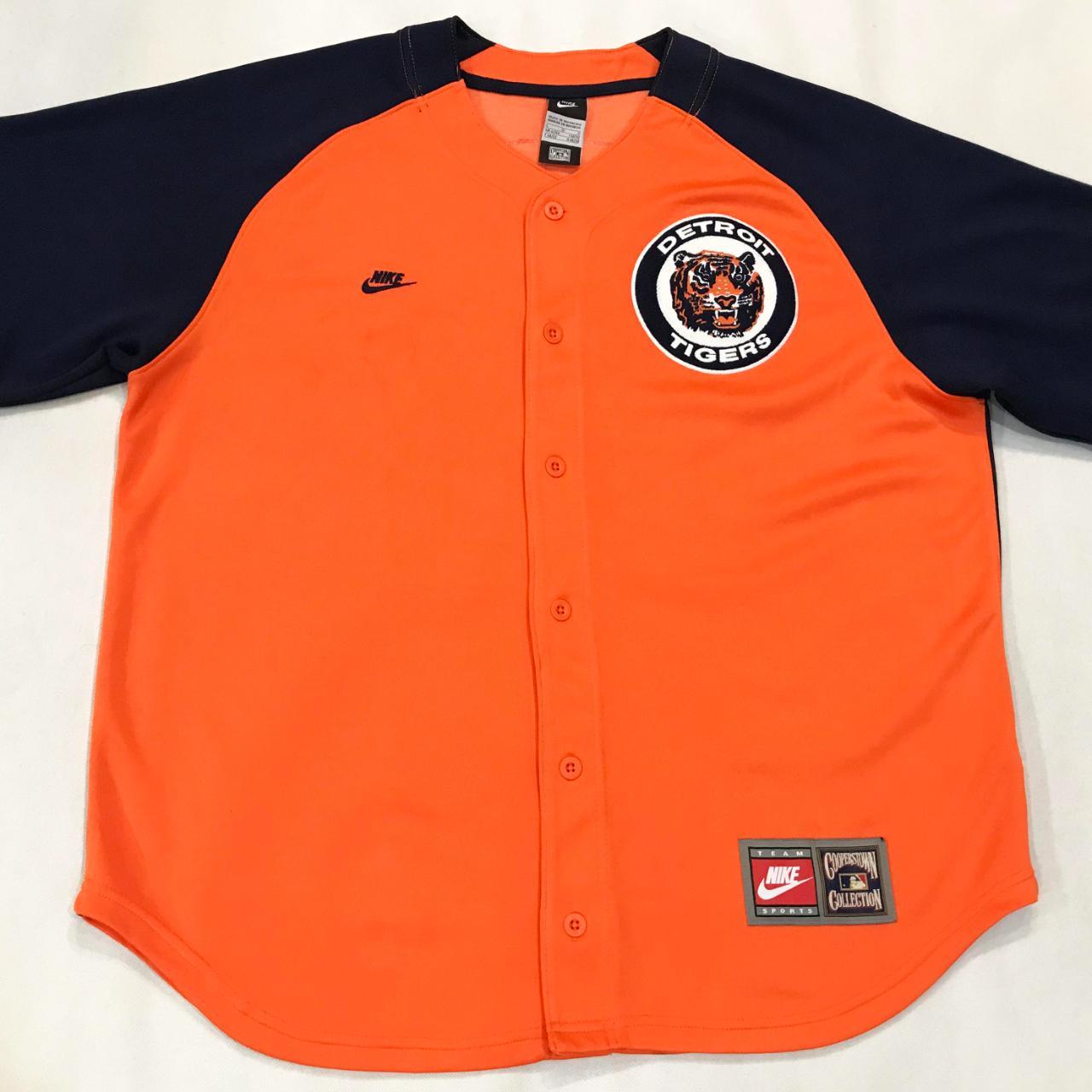 Nike Detroit Tigers MLB Jersey Cooperstown - Depop