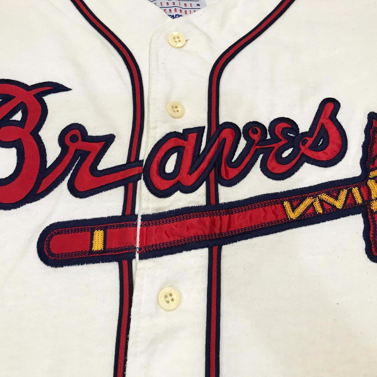 Vintage Starter Atlanta Braves jersey. a few minor - Depop