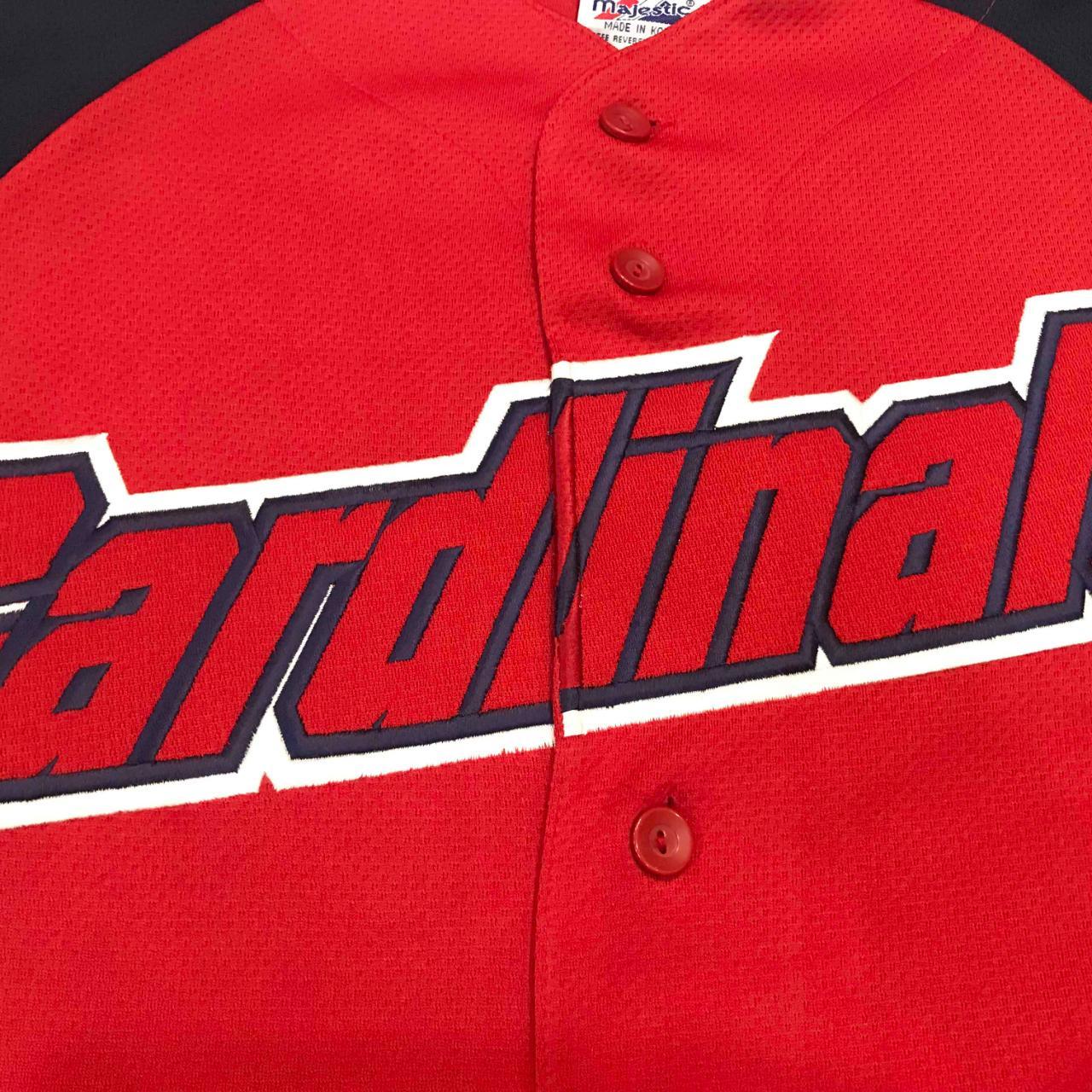Vintage Majestic St. Louis Cardinals Mark McGwire #25 Sewn Jersey Size Large