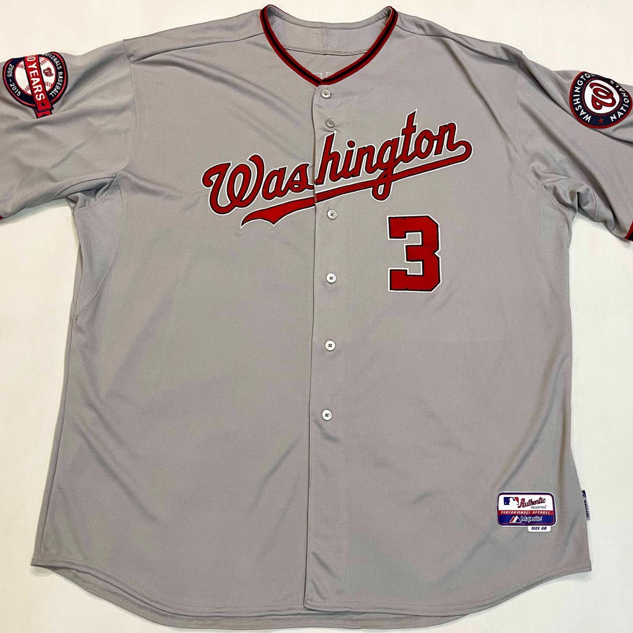 Majestic Authentic MLB 10th Washington Nationals TAYLOR #3 Jersey