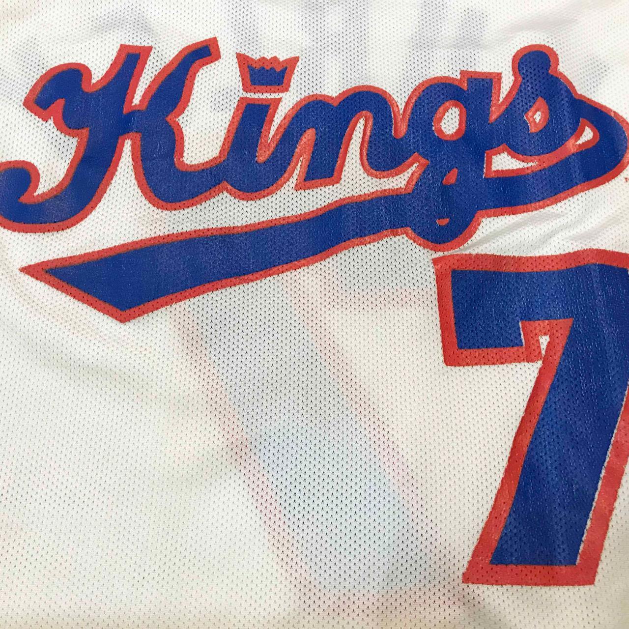 Sacramento Kings Bobby Hurley Vintage Champion Jersey 40 Medium