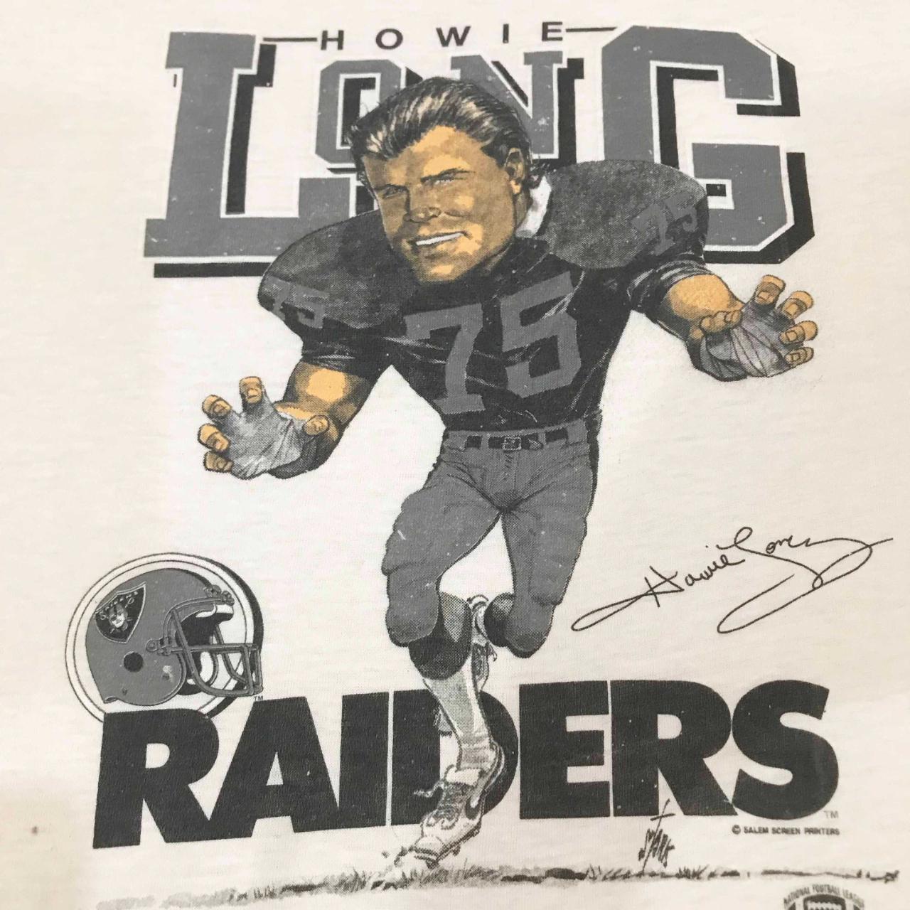 Vintage Single Stitch Autographed Oakland Raiders T Shirt