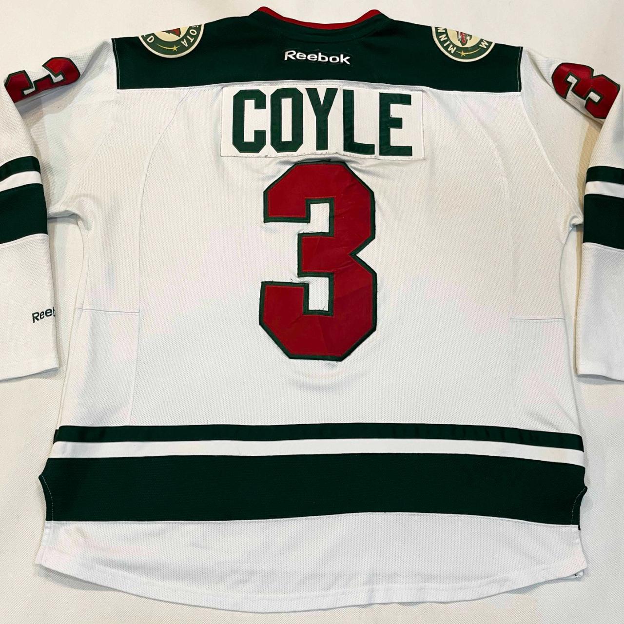 Reebok Premier Minnesota Wild CHARLIE COYLE 3 NHL. Depop